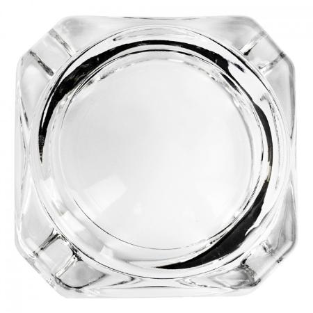 Leñero De Interior Dacio Con Cristal Transparente Acero inoxidable, 35x80x80  cm