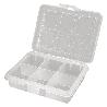 ORGANIZADOR PLASTICO 6 COMPARTIMENTOS 120 X 100 X 28 MM. CAJA ALMACENAJE, MALENTIN ORGANIZADOR, ORGANIZADOR PLASTIC