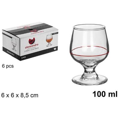 COPA COÑAC-BRANDY 10 CLS  FILO ROJO