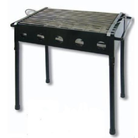 BARBACOA HIERRO MINI PINADO 33X33 CMS