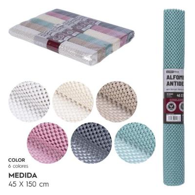 ALFOMBRILLA ANTIDESLIZANTE 45X150 CMS CAJA SURTIDA 6 COLORES