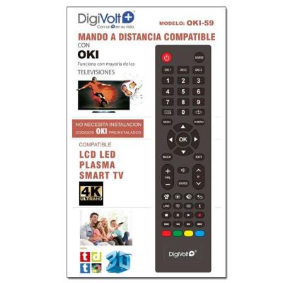 MANDO NUEVO COMPATIBLE OKI TELEVISION OKI-59