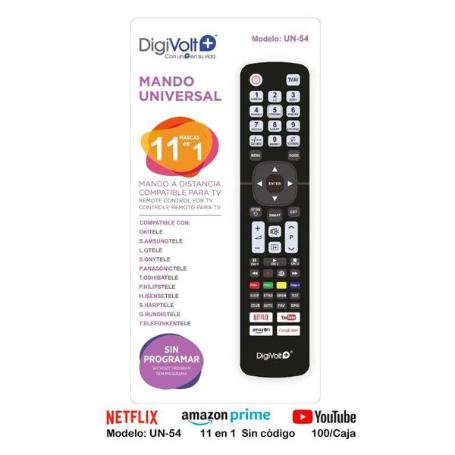 MANDO UNIVERSAL TV 11 EN 1 UN-54