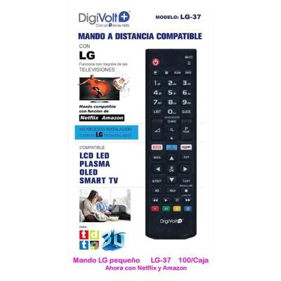 MANDO A DISTANCIA COMPATIBLE CON TV LG-37 DIGIVOLT