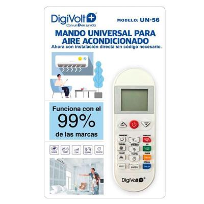 MANDO UNIVERSAL PARA AIRE ACONDICIONADO UN-56 DIGIVOLT